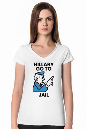 Koszulki niepoprawne politycznie - Hillary go to jail