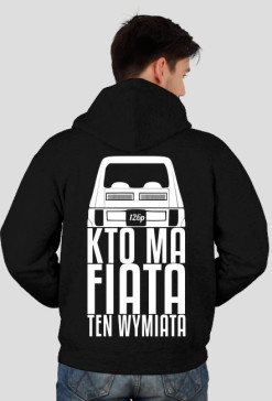 126p - Kto ma Fiata ten wymiata (bluza męska rozpinana) jg