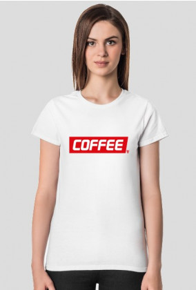 Koszulka Coffee red damska