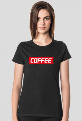 Koszulka Coffee red damska