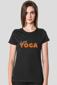 Joga bluzka love yoga cz