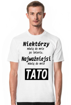 Koszulka męska NIEKTÓRZY MÓWIĄ