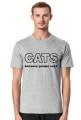 Koszulka męska CATS BECAUSE