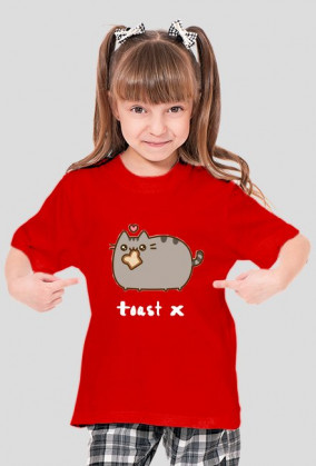 dziecięcy T-shirt "Pusheen" Wzór 2 (Damski)