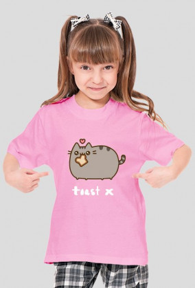 dziecięcy T-shirt "Pusheen" Wzór 2 (Damski)