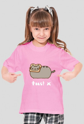 dziecięcy T-shirt "Pusheen" Wzór 1 (Damski)