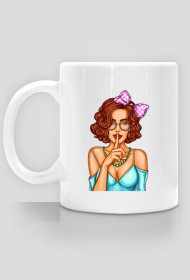 CUP POP ART GIRL