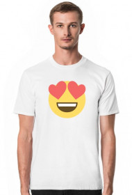 KOSZULKA EMOJI LOVE M WHITE