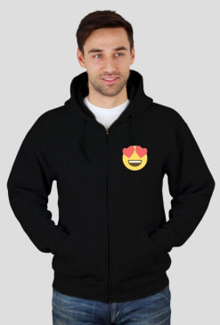 BLUZA EMOJI LOVE M BLACK