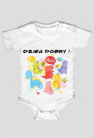 body dziecięce - dinozaury 2