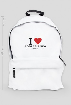 Plecak szkolny I Love Podlesianka