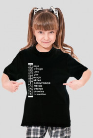 Koszulka dla dziewczynki Pasja, Duma