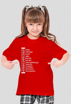 Koszulka dla dziewczynki Pasja, Duma