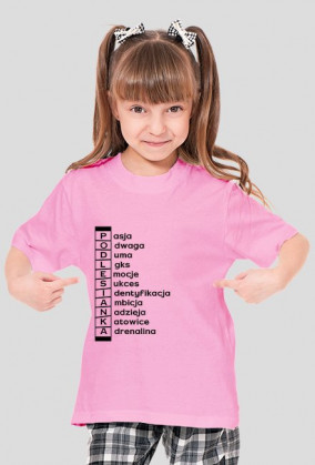 Koszulka dla dziewczynki Pasja, Duma