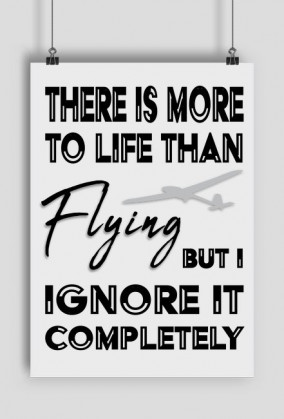Plakat, There is more to flying