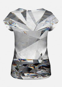 Koszulka damska kolor diamentowy