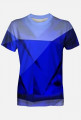 Koszulka męska kolor szafirowy