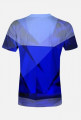 Koszulka męska kolor szafirowy