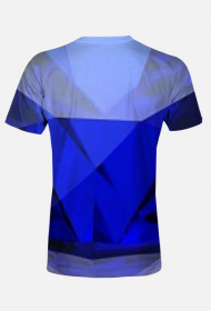 Koszulka męska kolor szafirowy