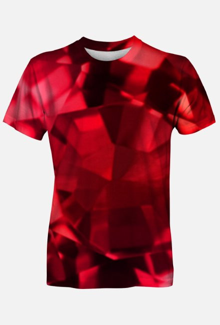 Koszulka damska kolor rubinowy