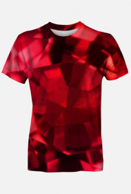 Koszulka damska kolor rubinowy