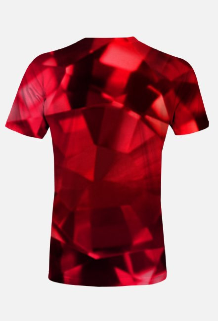 Koszulka damska kolor rubinowy