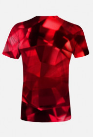 Koszulka damska kolor rubinowy