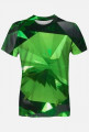 Koszulka męska kolor szmaragdowy