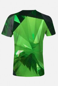 Koszulka męska kolor szmaragdowy
