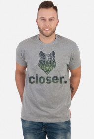 Koszulka męska Geometric Wolf