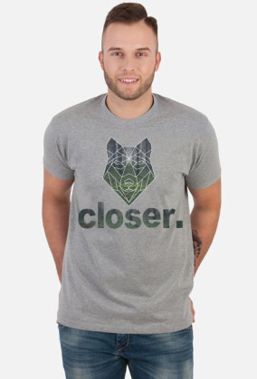 Koszulka męska Geometric Wolf