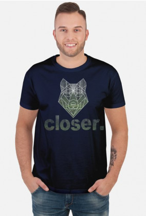 Koszulka męska Geometric Wolf
