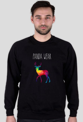 Panda polygon deer longsleeve