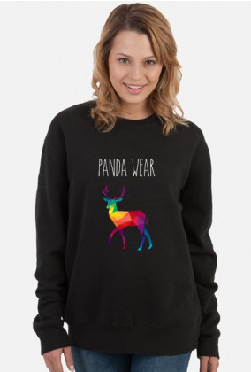Panda polygon deer longsleeve women
