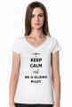 Koszulka damska, Keep calm and be a glider pilot