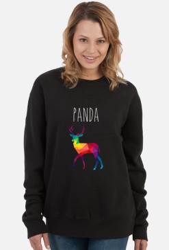 Panda polygon deer longsleeve new