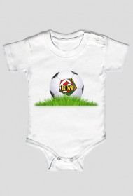 Body niemowlęce z motywem piłki