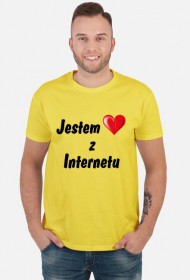 Koszulka męska "Jestem z Internetu" #TeamRR