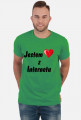 Koszulka męska "Jestem z Internetu" #TeamRR