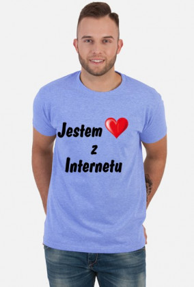 Koszulka męska "Jestem z Internetu" #TeamRR