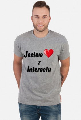 Koszulka męska "Jestem z Internetu" #TeamRR