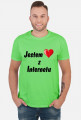 Koszulka męska "Jestem z Internetu" #TeamRR