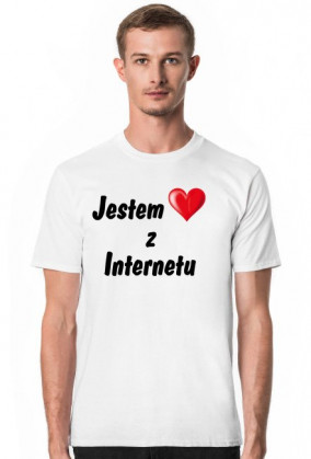 Koszulka męska "Jestem z Internetu" #TeamRR