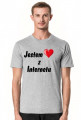 Koszulka męska "Jestem z Internetu" #TeamRR
