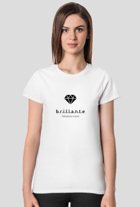 b.r.i.l.l.a.n.t.e T-Shirt Biały