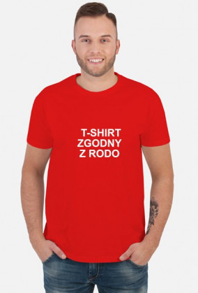 T-shirt zgodny z rodo