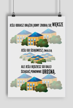 Plakat, A2, domy