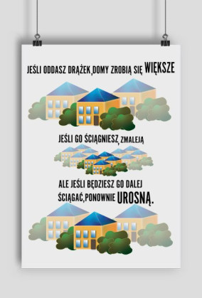 Plakat, A2, domy