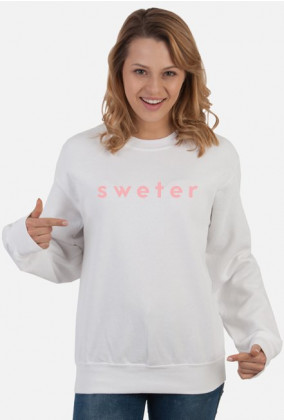 sweter original for woman #1 white/pink
