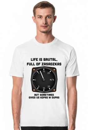 Koszulka męska, Life is brutal+